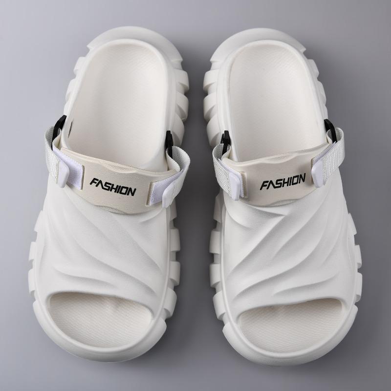 Slippers men wear non-slip and wear-resistant thick-soled sandals in summer, and young people wear seaside beach sports sandals for driving. 40-41 білий
Slippers men wear non-slip and wear-resistant thick-soled sandals in summer, and young people wear seaside beach sports sandals for driving. 40-41 білий