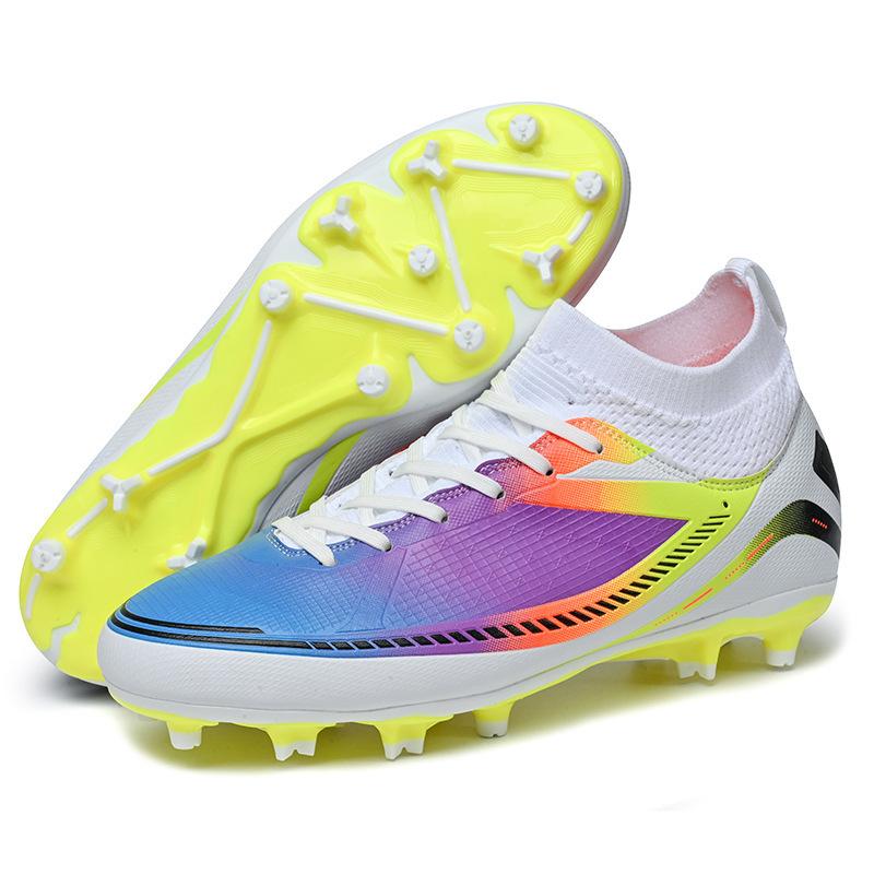 New high-top football shoes, men s and women s broken nails and long nails, lawn adult game training shoes 34
New high-top football shoes, men s and women s broken nails and long nails, lawn adult game training shoes 34