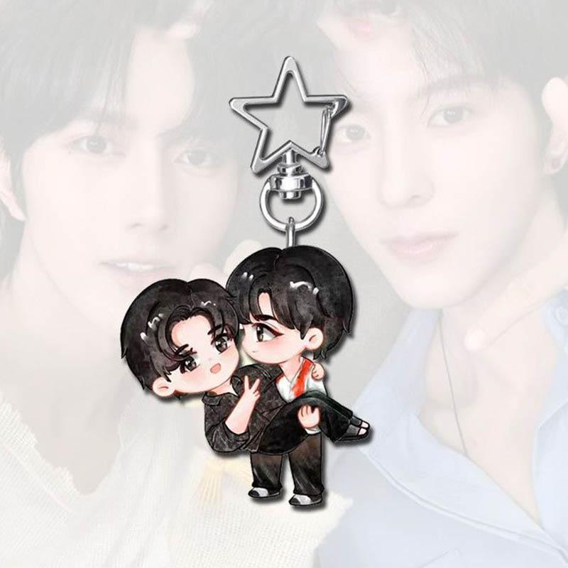 Taiwan TV Series ABO Desire Eliot Hua Yong Sheng Shaoyou Cosplay Keychain Acrylic Keyring Key Chain 4Pcs/set Ornament Decoration
Taiwan TV Series ABO Desire Eliot Hua Yong Sheng Shaoyou Cosplay Keychain Acrylic Keyring Key Chain 4Pcs/set Ornament Decoration
