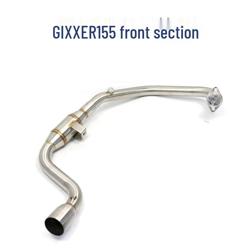 Modified Motorcycle Exhaust for GIXXER155 & GSX150F - Front Section with Back Pressure Package Drum Standard
Modified Motorcycle Exhaust for GIXXER155 & GSX150F - Front Section with Back Pressure Package Drum Standard