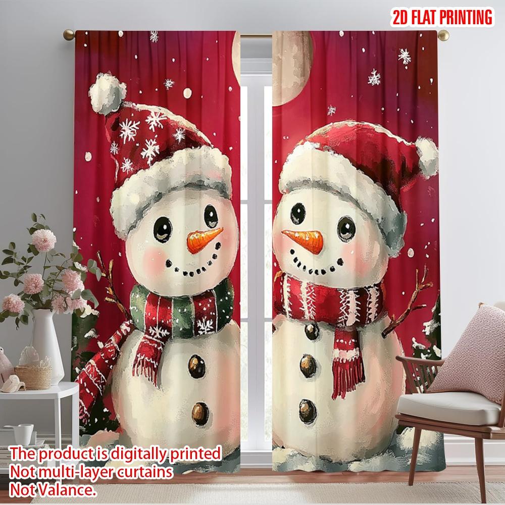 2pcs,2D plane printing Minimalist Curtains Cute Snowman Couple Christmas (6) Durable 100% Polyester Fabric (without rod) Art 52.50×116.00 CM 2pcs
2pcs,2D plane printing Minimalist Curtains Cute Snowman Couple Christmas (6) Durable 100% Polyester Fabric (without rod) Art 52.50×116.00 CM 2pcs