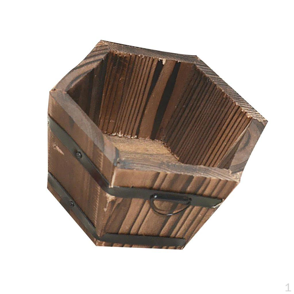 Деревянный кашпо-горшок для патио и Hexagonal Top_S
Деревянный кашпо-горшок для патио и Hexagonal Top_S