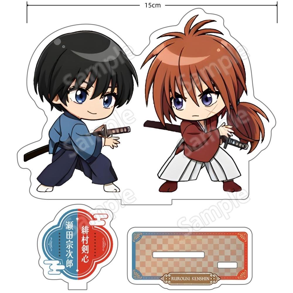 HOT Anime Rurouni Kenshin Double-Sided Acrylic Standee Chibi Style Himura Kenshin Shishio Makoto Aoshi Soujirou Collectible Gift 10 cm
HOT Anime Rurouni Kenshin Double-Sided Acrylic Standee Chibi Style Himura Kenshin Shishio Makoto Aoshi Soujirou Collectible Gift 10 cm