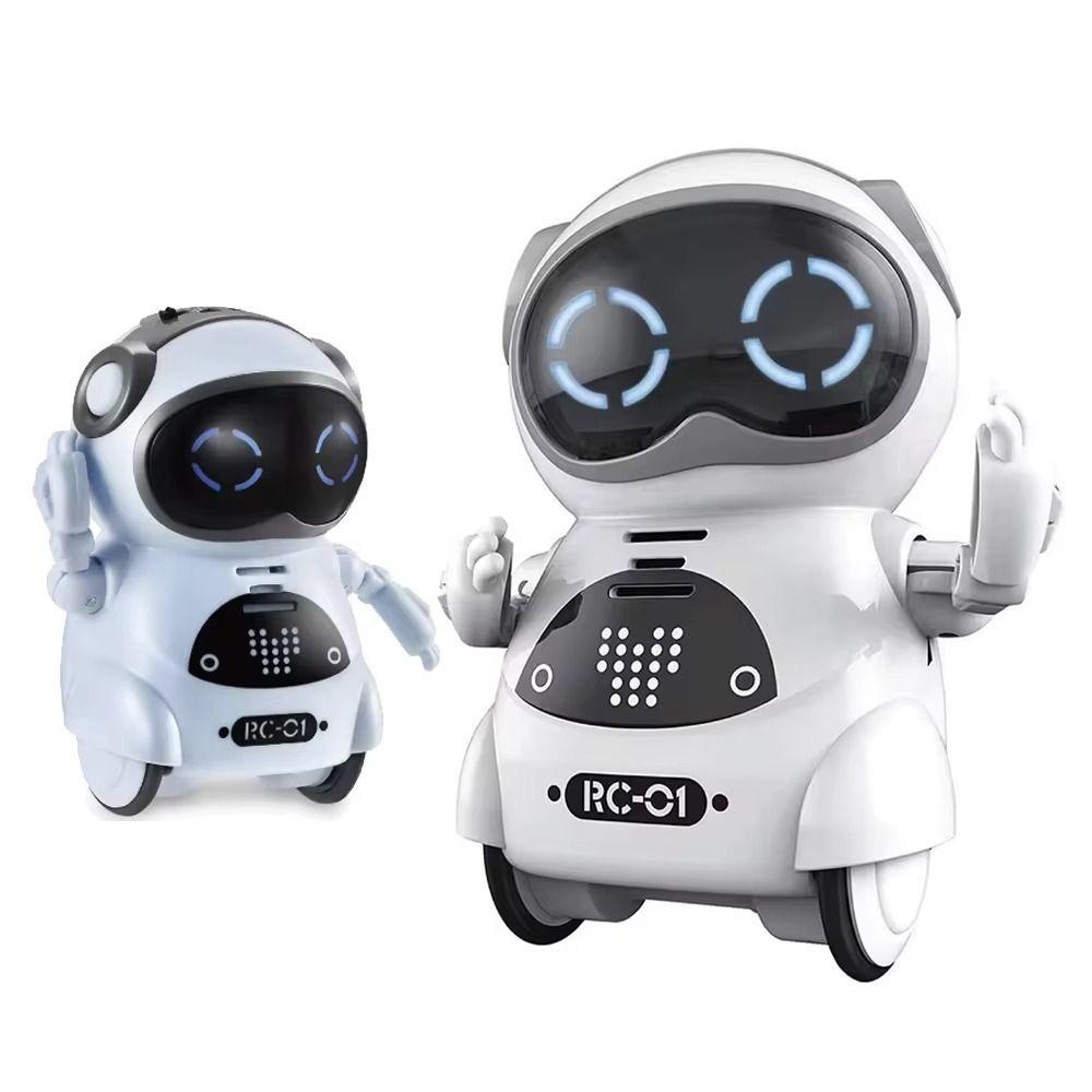Voice Recognition Pocket Robot Smart Robot Mini Robot Toy Talking Interactive Robot Birthday Gift рожевий
Voice Recognition Pocket Robot Smart Robot Mini Robot Toy Talking Interactive Robot Birthday Gift рожевий