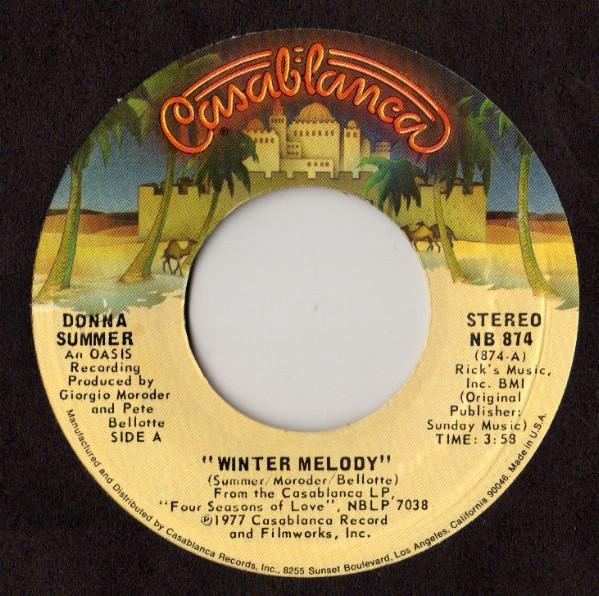 7-дюймовая пластинка DONNA SUMMER - Winter Melody NB874 Casablanca 1976 US Танцевальная и Электронная Б/У
7-дюймовая пластинка DONNA SUMMER - Winter Melody NB874 Casablanca 1976 US Танцевальная и Электронная Б/У