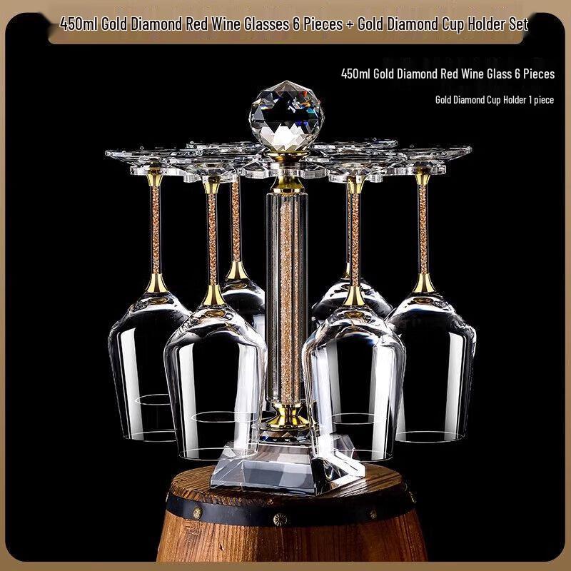 Qiushou European Crystal Wine Glass Set with Decanter
Qiushou European Crystal Wine Glass Set with Decanter