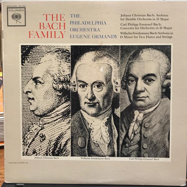 LP Record JOHANN CHRISTIAN BACH, WILHELM FRIE - The Bach Family ML5742 Columbia Master 1962 US Classical Used
LP Record JOHANN CHRISTIAN BACH, WILHELM FRIE - The Bach Family ML5742 Columbia Master 1962 US Classical Used