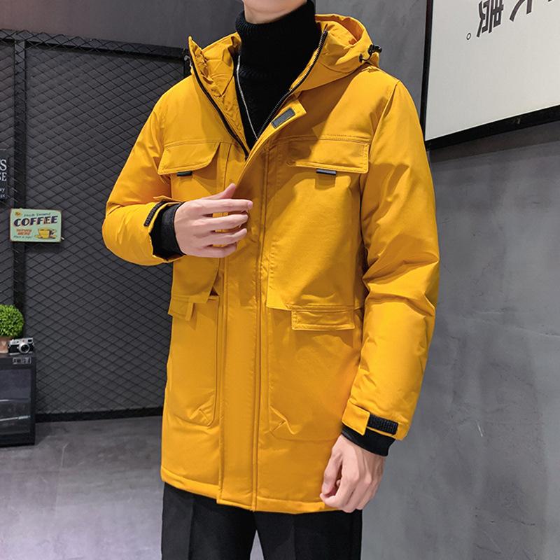 Новый пуховик для мужчин средней длины, мужская утолщенная тепловая куртка с несколькими карманами, ветрозащитный верх для улицы S
Новый пуховик для мужчин средней длины, мужская утолщенная тепловая куртка с несколькими карманами, ветрозащитный верх для улицы S
