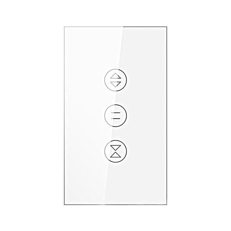 SHGO-Smart Curtain Switch 2.4Ghz Wi-Fi Touch Control Tuya App Compatible Rolling Shutter Switch Neutral Wire Required US Plug білий
SHGO-Smart Curtain Switch 2.4Ghz Wi-Fi Touch Control Tuya App Compatible Rolling Shutter Switch Neutral Wire Required US Plug білий