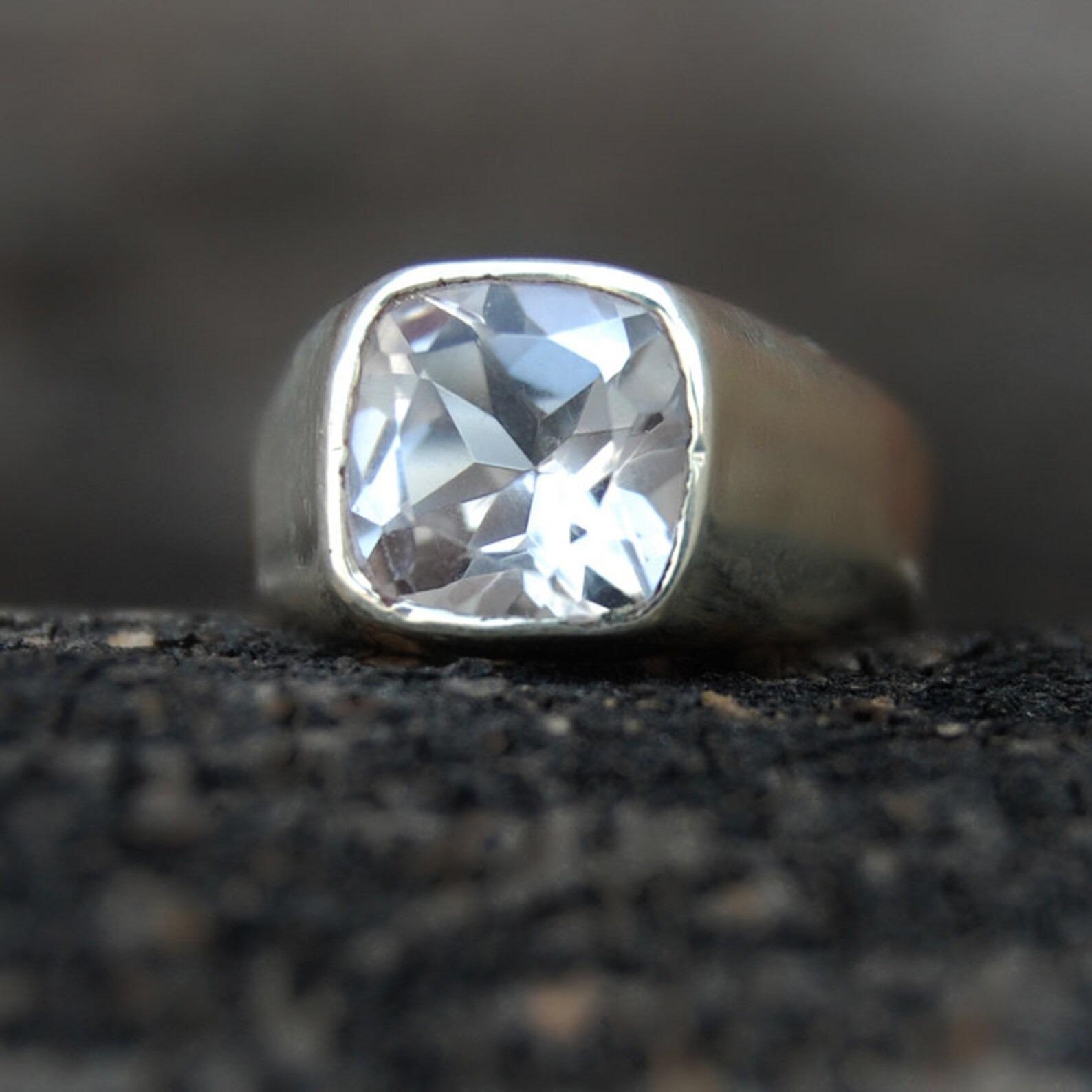 Cushion Cut White Topaz 925 Sterling Silver Ring Jewelry, Wedding Gift Ring Jewelry 5 срібний
Cushion Cut White Topaz 925 Sterling Silver Ring Jewelry, Wedding Gift Ring Jewelry 5 срібний