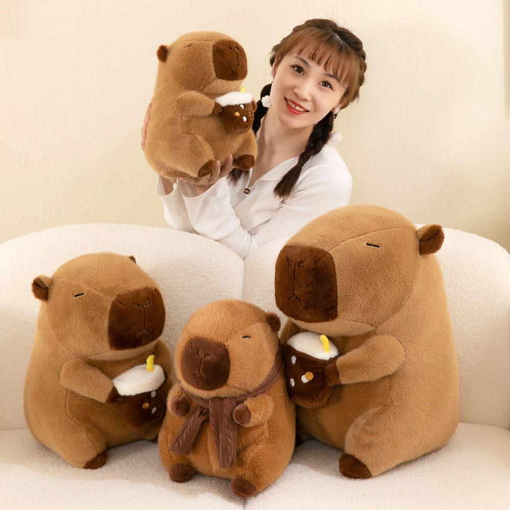 Soft Hug Milk Tea Capybara Cartoon Plush Capybara Toy Creative Capybara Plush Ornaments Children s
Soft Hug Milk Tea Capybara Cartoon Plush Capybara Toy Creative Capybara Plush Ornaments Children s