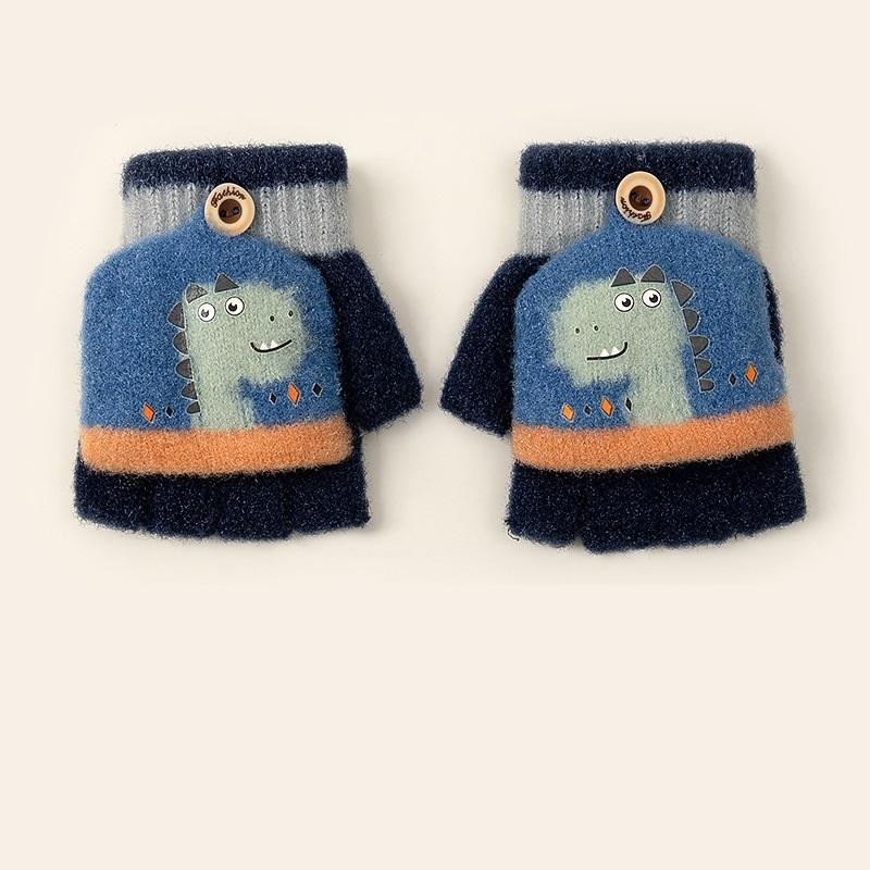 Winter Kindergarden Baby Writing Gloves with Flip Cover Boys Cute Dinosaur Gloves Kids Warm Cartoon Five Fingers Gloves 3-5Y темно-синього кольору
Winter Kindergarden Baby Writing Gloves with Flip Cover Boys Cute Dinosaur Gloves Kids Warm Cartoon Five Fingers Gloves 3-5Y темно-синього кольору