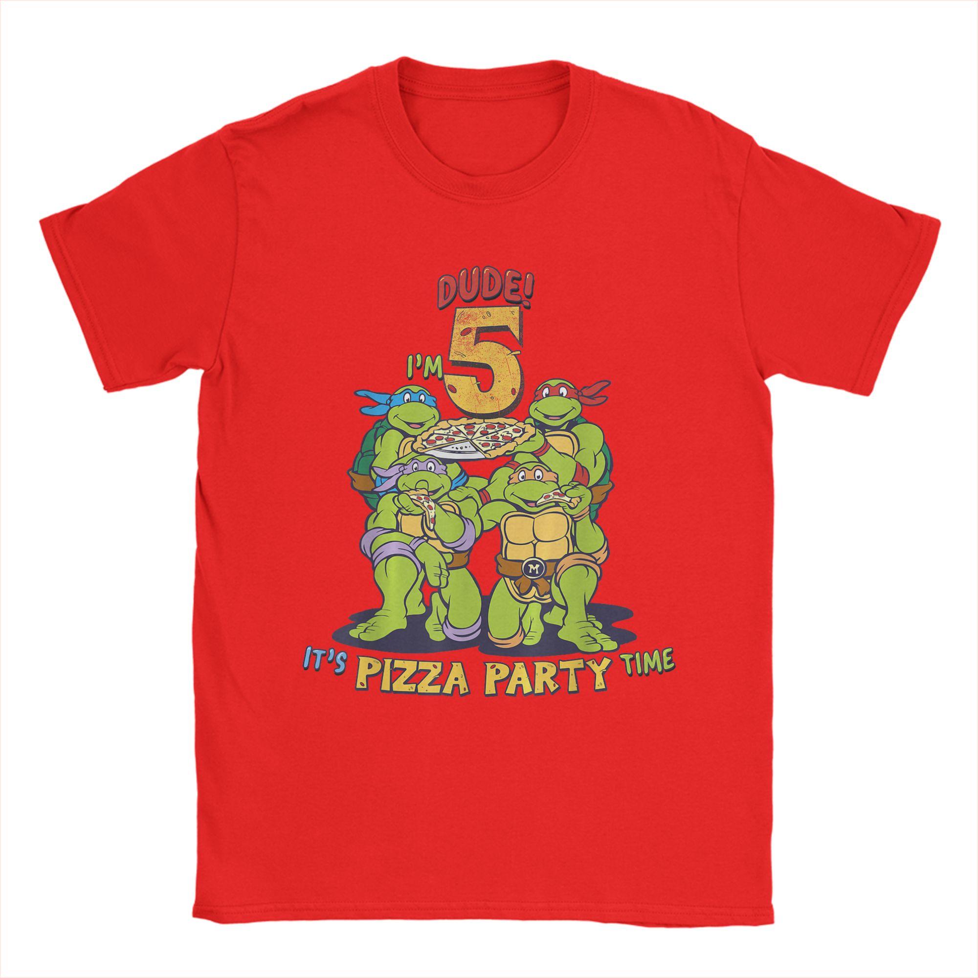 Men TShirts Ninja Turtles Im 5 Dude Pizza Birthday Party Cotton Tee Shirt Short Sleeve T Shirt Round Collar Clothing Unique M
Men TShirts Ninja Turtles Im 5 Dude Pizza Birthday Party Cotton Tee Shirt Short Sleeve T Shirt Round Collar Clothing Unique M
