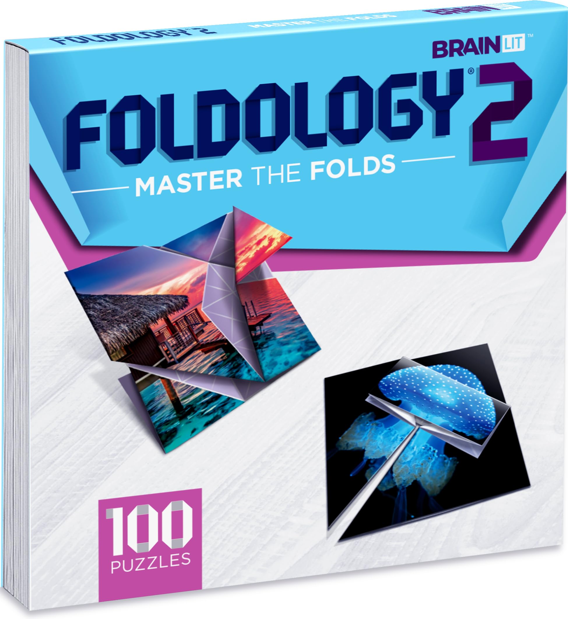 FOLDOLOGY 2 - Master the Fold (Expansion Pack). Puzzle game for tweens, teens, and adults. 100-piece origami brain teaser. Ages 10 and up.
FOLDOLOGY 2 - Master the Fold (Expansion Pack). Puzzle game for tweens, teens, and adults. 100-piece origami brain teaser. Ages 10 and up.