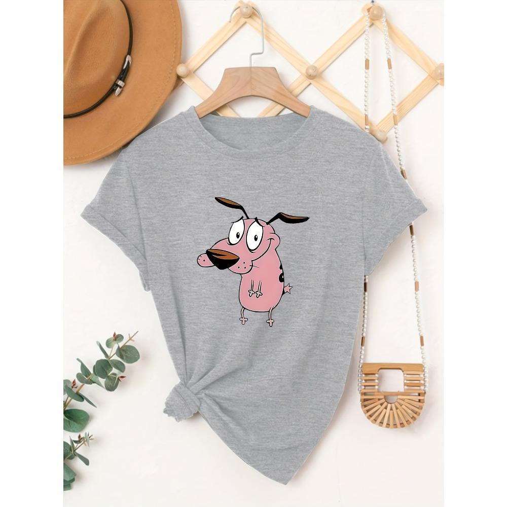 Women T-shirt Courage The Cowardly Dog Creative Printed Summer Women s Round Neck Short Sleeve Casual Top Tshirt Clothing XS
Women T-shirt Courage The Cowardly Dog Creative Printed Summer Women s Round Neck Short Sleeve Casual Top Tshirt Clothing XS