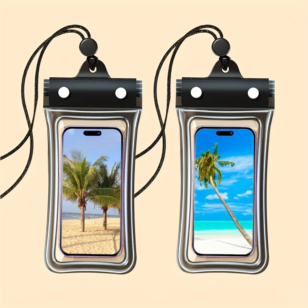 2pcs Mobile Phone Waterproof Bag with Touch Screen, Can Hold Mobile Phones, Cards, Keys, Suitable for Rainy Days and Water Games
2pcs Mobile Phone Waterproof Bag with Touch Screen, Can Hold Mobile Phones, Cards, Keys, Suitable for Rainy Days and Water Games