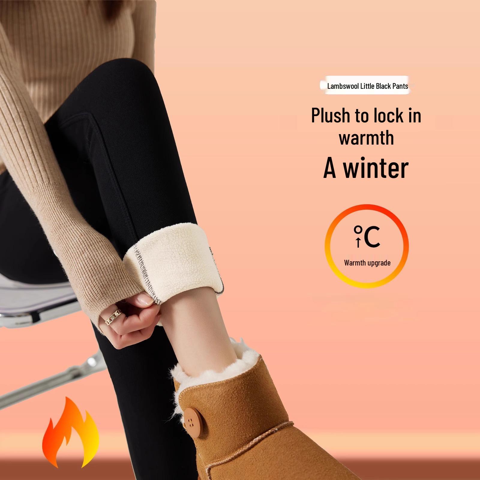 Women s 2024 Winter Thickened Fleece-Lined Lambswool Leggings - Black Small Leg Design S (40-48 kg)
Women s 2024 Winter Thickened Fleece-Lined Lambswool Leggings - Black Small Leg Design S (40-48 kg)