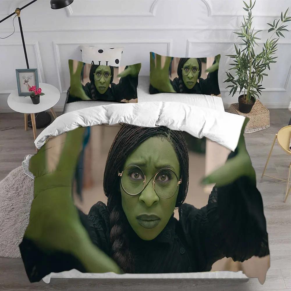 Movie Wicked Witch Bedding Sets Comforter Bed Cover Duvet Cover Pillow Case 2-3 Pieces Sets Bedroom Home Decoration EU Twin(135x200cm) чистий
Movie Wicked Witch Bedding Sets Comforter Bed Cover Duvet Cover Pillow Case 2-3 Pieces Sets Bedroom Home Decoration EU Twin(135x200cm) чистий