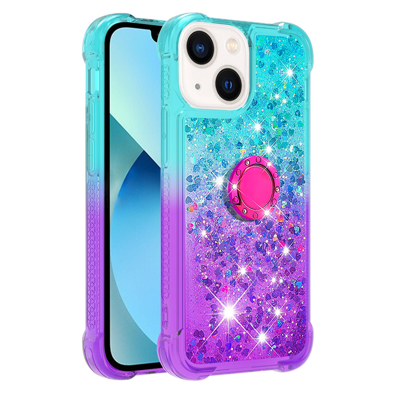 For iPhone 15 TPU Case with Kickstand Gradiant Quicksand Shockproof Cover Sky Blue+Purple
For iPhone 15 TPU Case with Kickstand Gradiant Quicksand Shockproof Cover Sky Blue+Purple