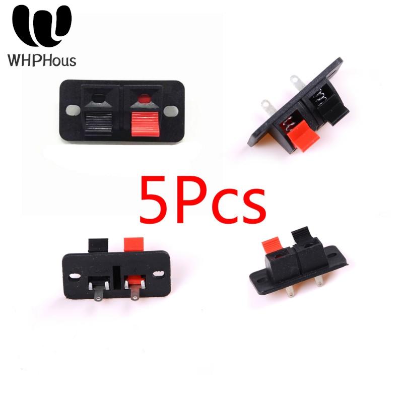 5Pcs 2 Positions Connector Terminal Push in Jack Spring Load 2 way 2 Pin Spring push Release Home Audio Speaker Terminals China Mainland
5Pcs 2 Positions Connector Terminal Push in Jack Spring Load 2 way 2 Pin Spring push Release Home Audio Speaker Terminals China Mainland
