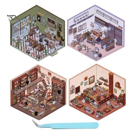 Набір 3D-наклейок своїми руками Багаторазові сценічні наклейки для зняття стресу з пінцетом Супермаркет Кав ярня Кішка Кафе Тематичні наклейки 1 Set A
Набір 3D-наклейок своїми руками Багаторазові сценічні наклейки для зняття стресу з пінцетом Супермаркет Кав ярня Кішка Кафе Тематичні наклейки 1 Set A