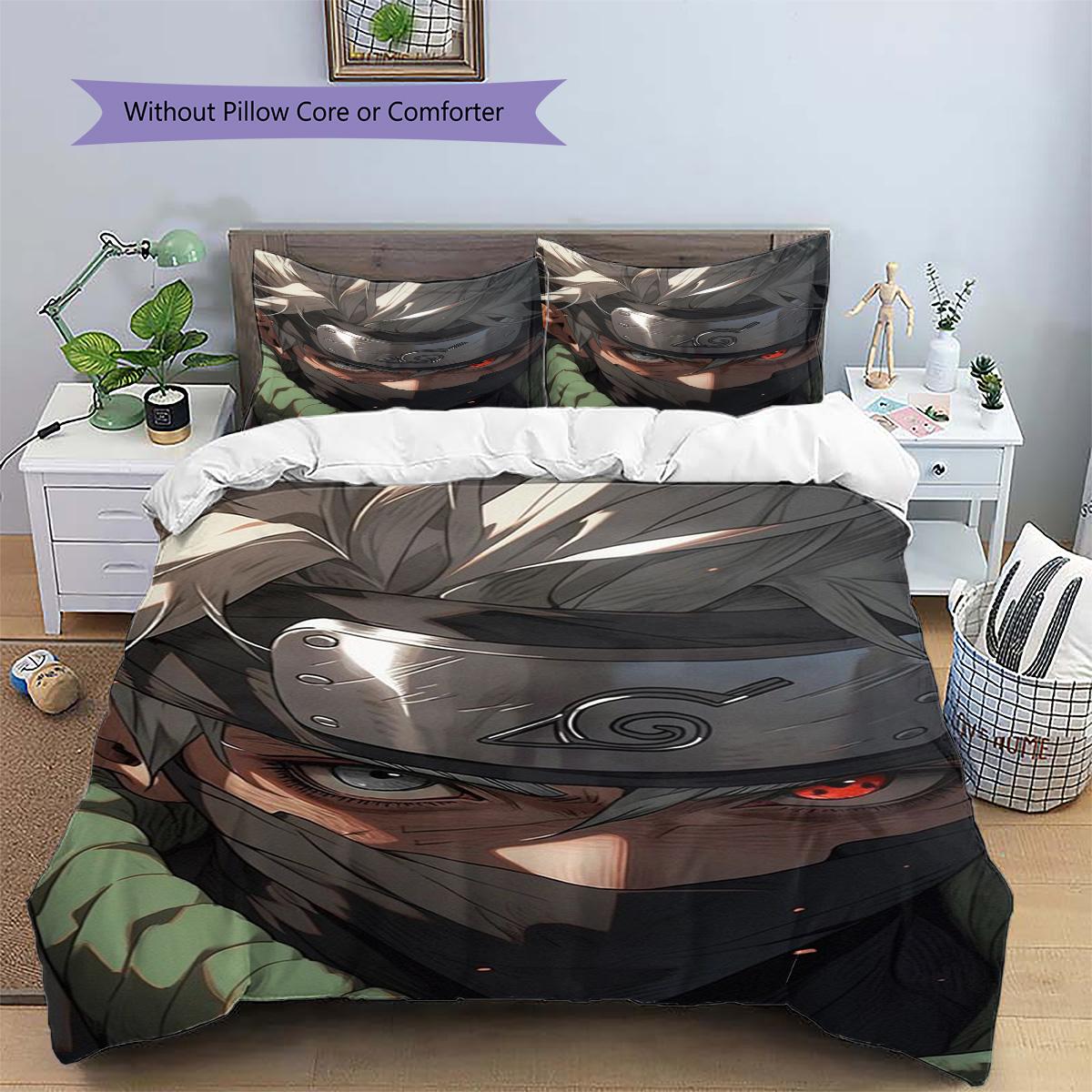 Kakashi Hatake Patterned Pillowcase & Duvet Cover Set Bedroom Decor Bedding Set Gift for Anime Enthusiasts.-TING 135x200cm
Kakashi Hatake Patterned Pillowcase & Duvet Cover Set Bedroom Decor Bedding Set Gift for Anime Enthusiasts.-TING 135x200cm