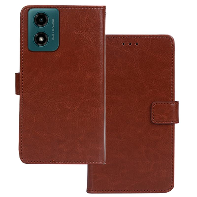 For Motorola Moto E14 4G/G04 4G/G04s 4G/G24 4G Case Leather Phone Cover Crazy Horse Texture Brown
For Motorola Moto E14 4G/G04 4G/G04s 4G/G24 4G Case Leather Phone Cover Crazy Horse Texture Brown