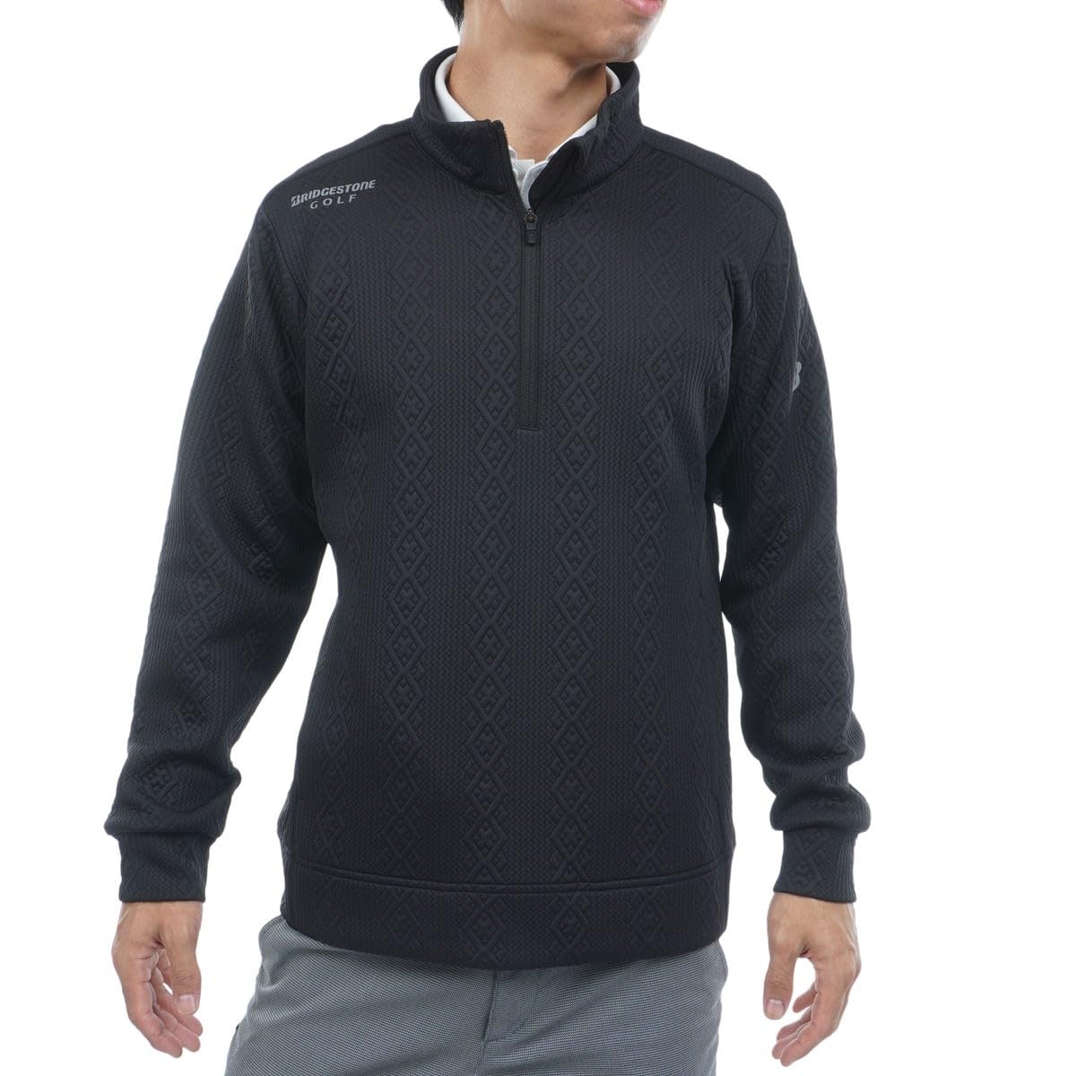 Bridgestone Golf Long Sleeve Half Zip Jacket FGM03B
Bridgestone Golf Long Sleeve Half Zip Jacket FGM03B