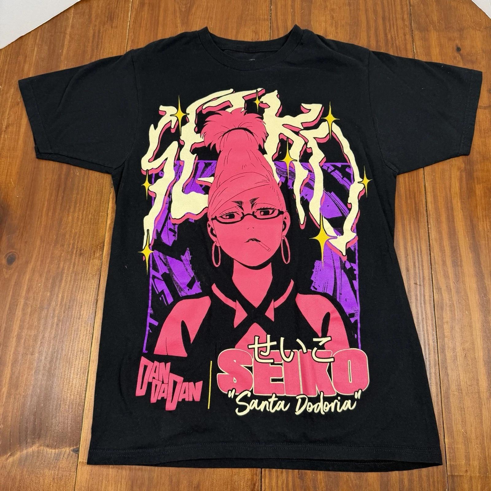 Dandadan Seiko Ayase Graphic T-Shirt Ripple Junction Black Small Anime Tee L
Dandadan Seiko Ayase Graphic T-Shirt Ripple Junction Black Small Anime Tee L