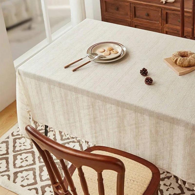 1pc Linen Textured Tablecloth Natural Striped Dust Proof Cover Party Dining Table Cloths Tabletop for Wedding Banquet Decor 60x60cm бежевий
1pc Linen Textured Tablecloth Natural Striped Dust Proof Cover Party Dining Table Cloths Tabletop for Wedding Banquet Decor 60x60cm бежевий