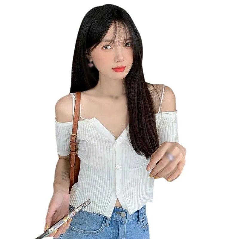 Женские однотонные трикотажные футболки с короткими рукавами, без бретелек, с открытым пупком, топы One Size
Женские однотонные трикотажные футболки с короткими рукавами, без бретелек, с открытым пупком, топы One Size