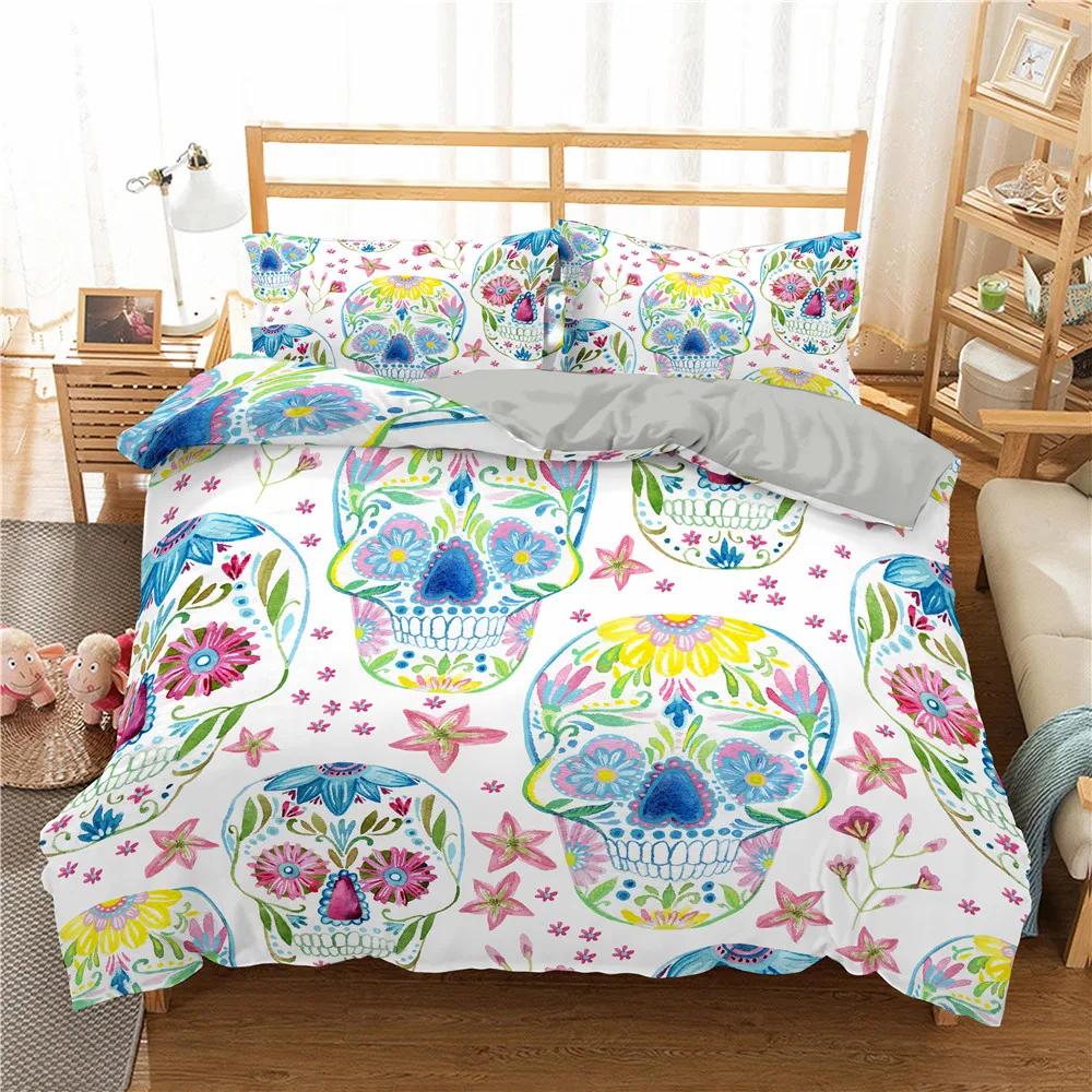 Comforter Sugar Skull King Queen Cartoon Skeleton Blue Car Bedding Set For Teens Adults Halloween Day Of The Dead Comforter (quilt)-EU Single(135*200cm)3pcs
Comforter Sugar Skull King Queen Cartoon Skeleton Blue Car Bedding Set For Teens Adults Halloween Day Of The Dead Comforter (quilt)-EU Single(135*200cm)3pcs