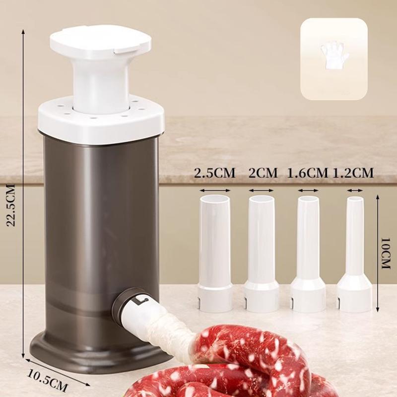 Домашня ковбасна машина з набивною трубою Ручна Швидка Начинка для м яса Наповнювальна машина Велика місткість Надміцна Кухонне приладдя
Домашня ковбасна машина з набивною трубою Ручна Швидка Начинка для м яса Наповнювальна машина Велика місткість Надміцна Кухонне приладдя