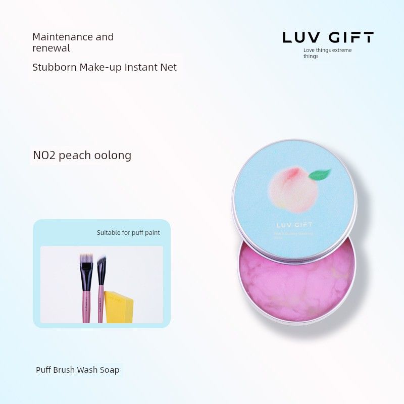 Love Stuff Makeup Brush Washing Soap Powder Puff Beauty Blender Cleaning Tools Mini-Portable Makeup Brush Cleaning Soap Brush & Sponge Cleansing Soap - Peach Oolong * 1
Love Stuff Makeup Brush Washing Soap Powder Puff Beauty Blender Cleaning Tools Mini-Portable Makeup Brush Cleaning Soap Brush & Sponge Cleansing Soap - Peach Oolong * 1