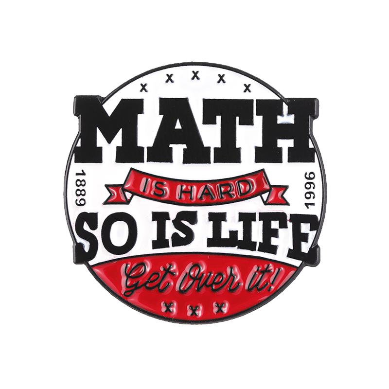 Math Student Tears Enamel Pins Custom Math Is Hard So Is Life Brooches Lapel Badges Funny Puns Jewelry Gift for Kids Friends
Math Student Tears Enamel Pins Custom Math Is Hard So Is Life Brooches Lapel Badges Funny Puns Jewelry Gift for Kids Friends