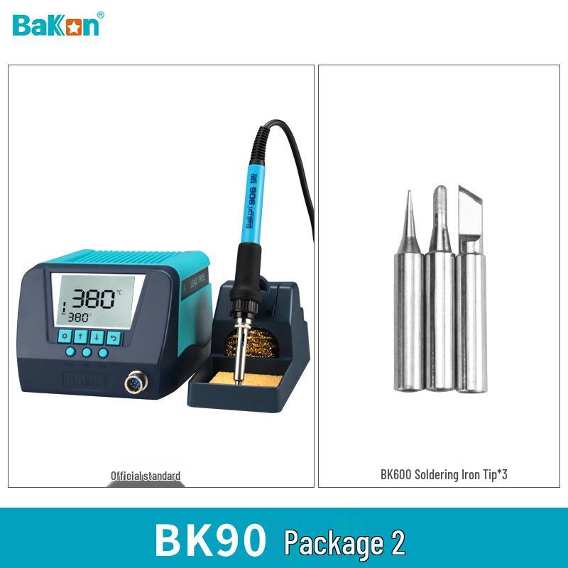 White Light BK60 BK90 Digital Electric Soldering Station - Adjustable Temperature Soldering Iron Set for Welding and Repair
White Light BK60 BK90 Digital Electric Soldering Station - Adjustable Temperature Soldering Iron Set for Welding and Repair