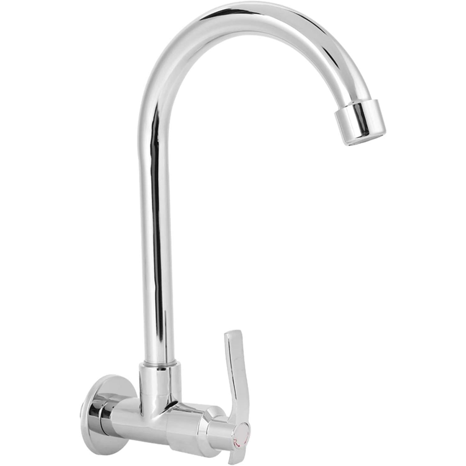Kitchen Faucet, Water Sink Faucet Single-Tube Cold Wall-Mounted, 360° Rotatable G1/2inch Water Kitchen Tap Without Hose, Copper Outlet Z001
Kitchen Faucet, Water Sink Faucet Single-Tube Cold Wall-Mounted, 360° Rotatable G1/2inch Water Kitchen Tap Without Hose, Copper Outlet Z001