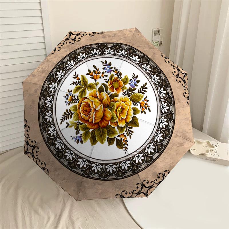 1pc Floral Pattern Automatic Open/Close Umbrella with Windproof, 8-Rib Sturdy Canopy, Durable Ribs, Fashionable Design1217A
1pc Floral Pattern Automatic Open/Close Umbrella with Windproof, 8-Rib Sturdy Canopy, Durable Ribs, Fashionable Design1217A