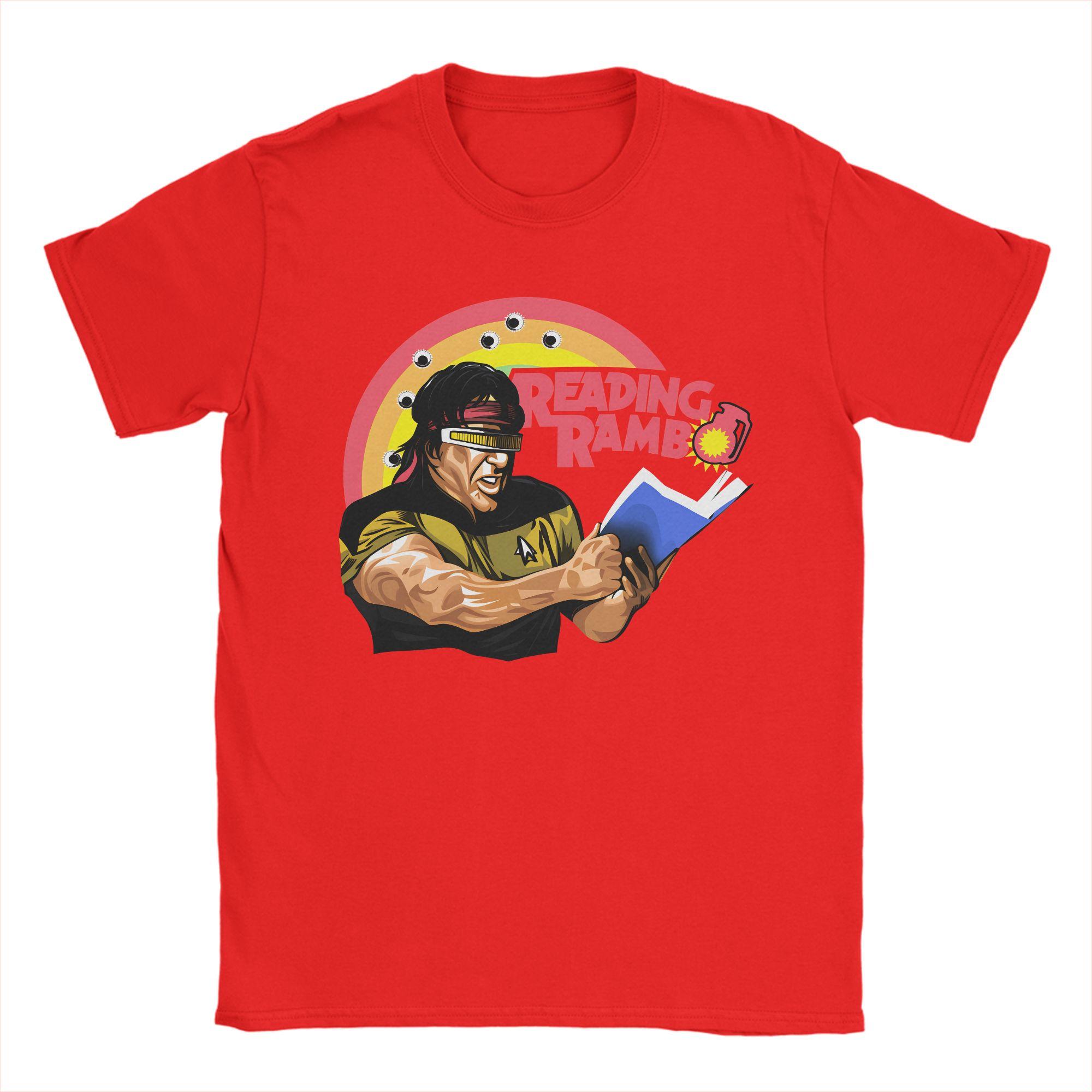 Reading Rambo T Shirt Beach Street Style T Shirts Pure Cotton Fashion Tshirt For Mens Pattern Clothing S
Reading Rambo T Shirt Beach Street Style T Shirts Pure Cotton Fashion Tshirt For Mens Pattern Clothing S