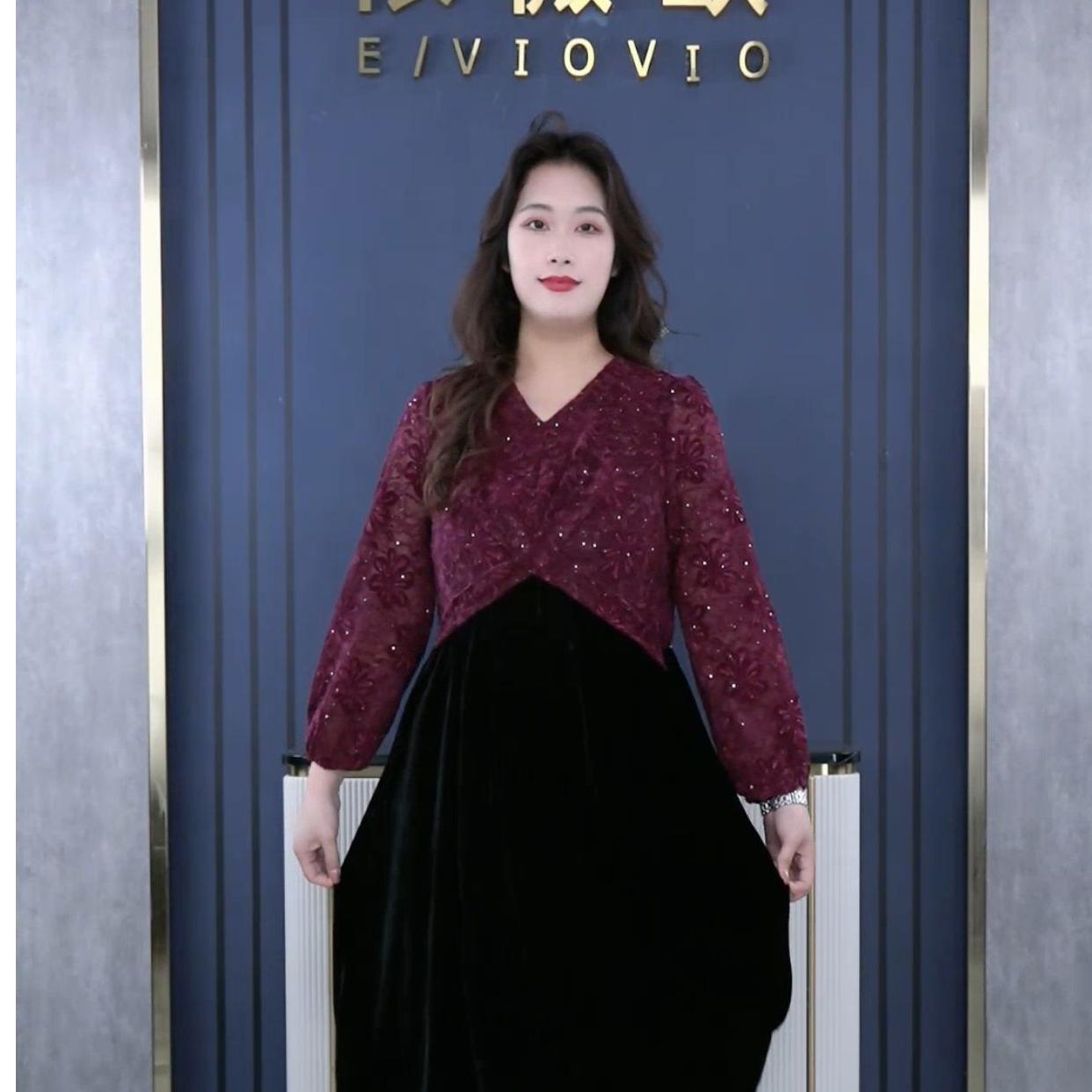 Весеннее роскошное жаккардовое бархатное платье большого размера с кружевом для женщин 6XL (220-240 jin)
Весеннее роскошное жаккардовое бархатное платье большого размера с кружевом для женщин 6XL (220-240 jin)