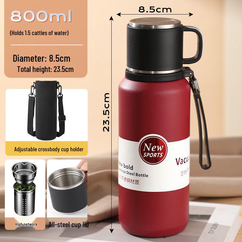 High-Capacity Stainless Steel Travel Thermos Mug for Men and Women - Durable and Drop-Proof Single Cup
High-Capacity Stainless Steel Travel Thermos Mug for Men and Women - Durable and Drop-Proof Single Cup