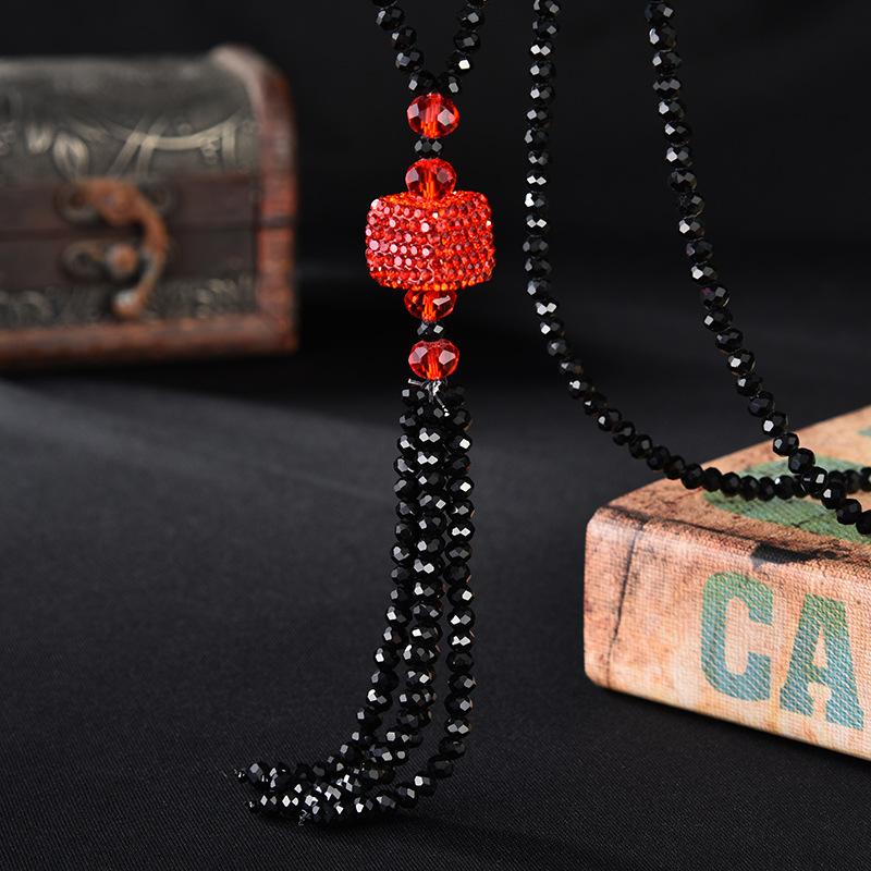 Stunning Crystal Sweater Chain Necklace Simple Yet Highend Accessory For Modern Women Crystal Red Necklace
Stunning Crystal Sweater Chain Necklace Simple Yet Highend Accessory For Modern Women Crystal Red Necklace