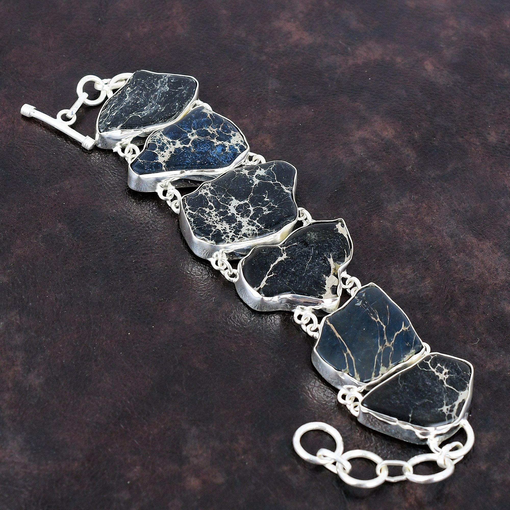 Браслет из яшмы из осадка Черного моря Браслет ручной работы Браслет из стерлингового серебра 925 пробы Регулируемый браслет-цепочка Ювелирные изделия из драгоценных камней Подарок для матери Adjustable
Браслет из яшмы из осадка Черного моря Браслет ручной работы Браслет из стерлингового серебра 925 пробы Регулируемый браслет-цепочка Ювелирные изделия из драгоценных камней Подарок для матери Adjustable