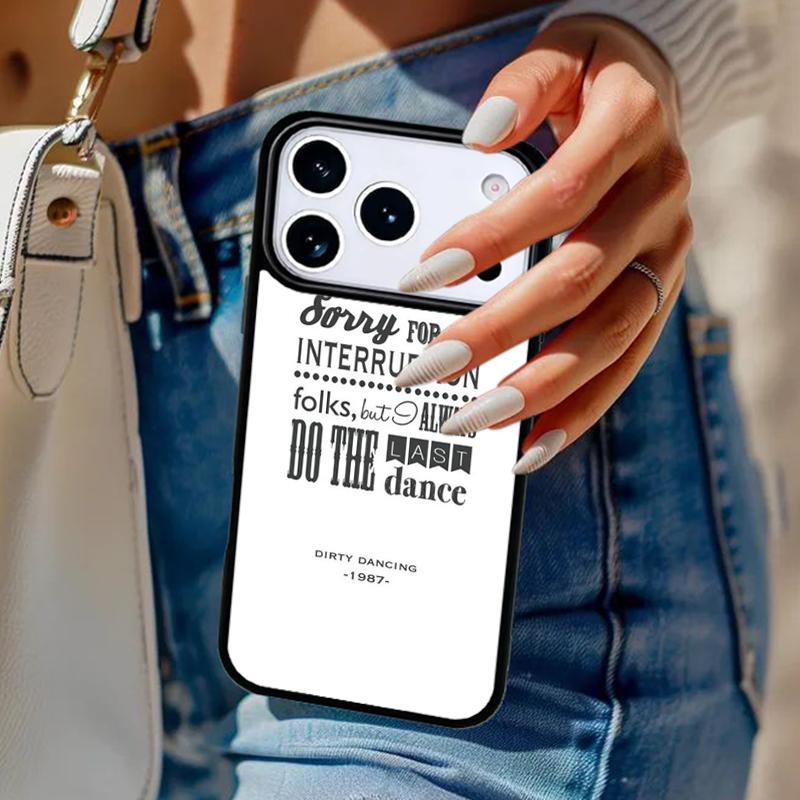Dirty Dancing Movie Poster Phone Case For iPhone 17 Air 14 15 13 12 Max Cover For Apple 14 15 16 16e 11 Pro Max Plus iPhone 11
Dirty Dancing Movie Poster Phone Case For iPhone 17 Air 14 15 13 12 Max Cover For Apple 14 15 16 16e 11 Pro Max Plus iPhone 11