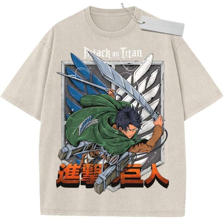 Vintage Washed Attack on Titan TShirt Distressed Eren Yeager Anime Print Loose Fit Streetwear Tee Casual Daily Campus Home M
Vintage Washed Attack on Titan TShirt Distressed Eren Yeager Anime Print Loose Fit Streetwear Tee Casual Daily Campus Home M
