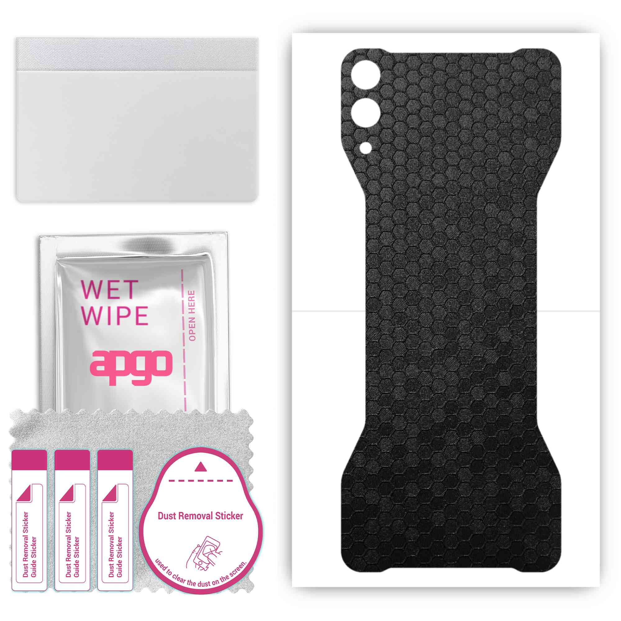 Apgo Protective Skin Sticker для задньої панелі, сумісної з Black Shark 2 Pro, Wrap Film, Foil, Vinyl - Pattern Black Honeycomb
Apgo Protective Skin Sticker для задньої панелі, сумісної з Black Shark 2 Pro, Wrap Film, Foil, Vinyl - Pattern Black Honeycomb