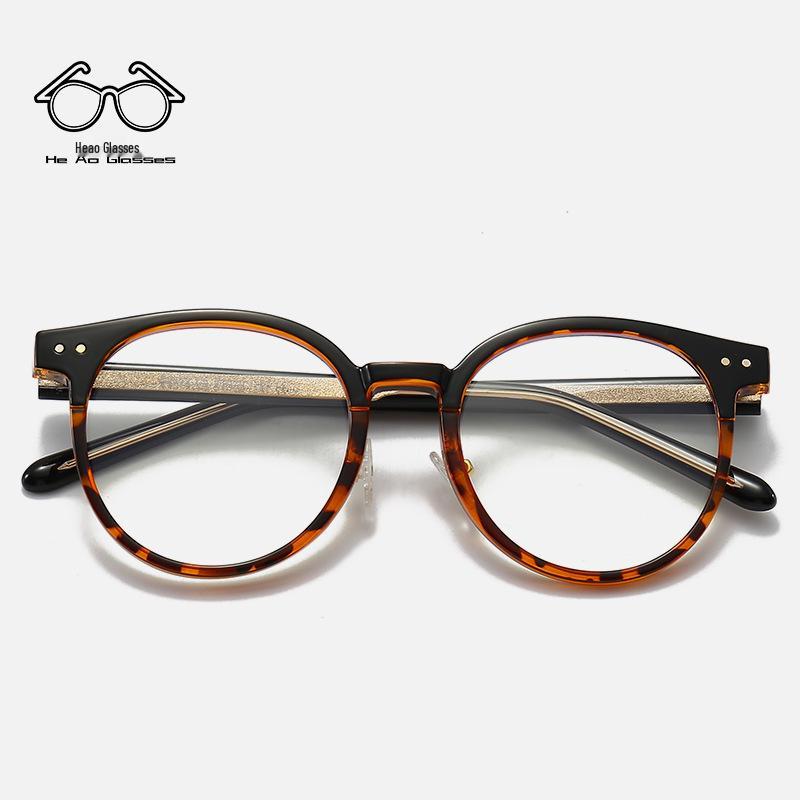 Unisex Korean Retro Round Anti-Blue Light Eyeglass Frame with TR90 Core, Prescription Ready
Unisex Korean Retro Round Anti-Blue Light Eyeglass Frame with TR90 Core, Prescription Ready