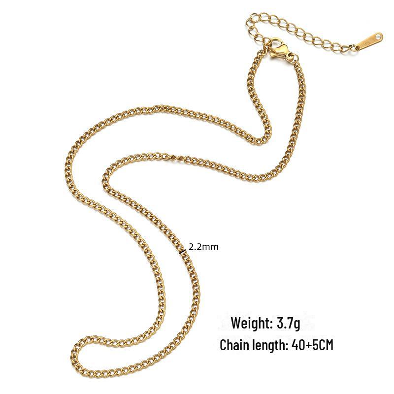 Модное ожерелье из нержавеющей стали с волнами: Европейский и американский стиль INS для стильной женской хип-хоп моды
Модное ожерелье из нержавеющей стали с волнами: Европейский и американский стиль INS для стильной женской хип-хоп моды