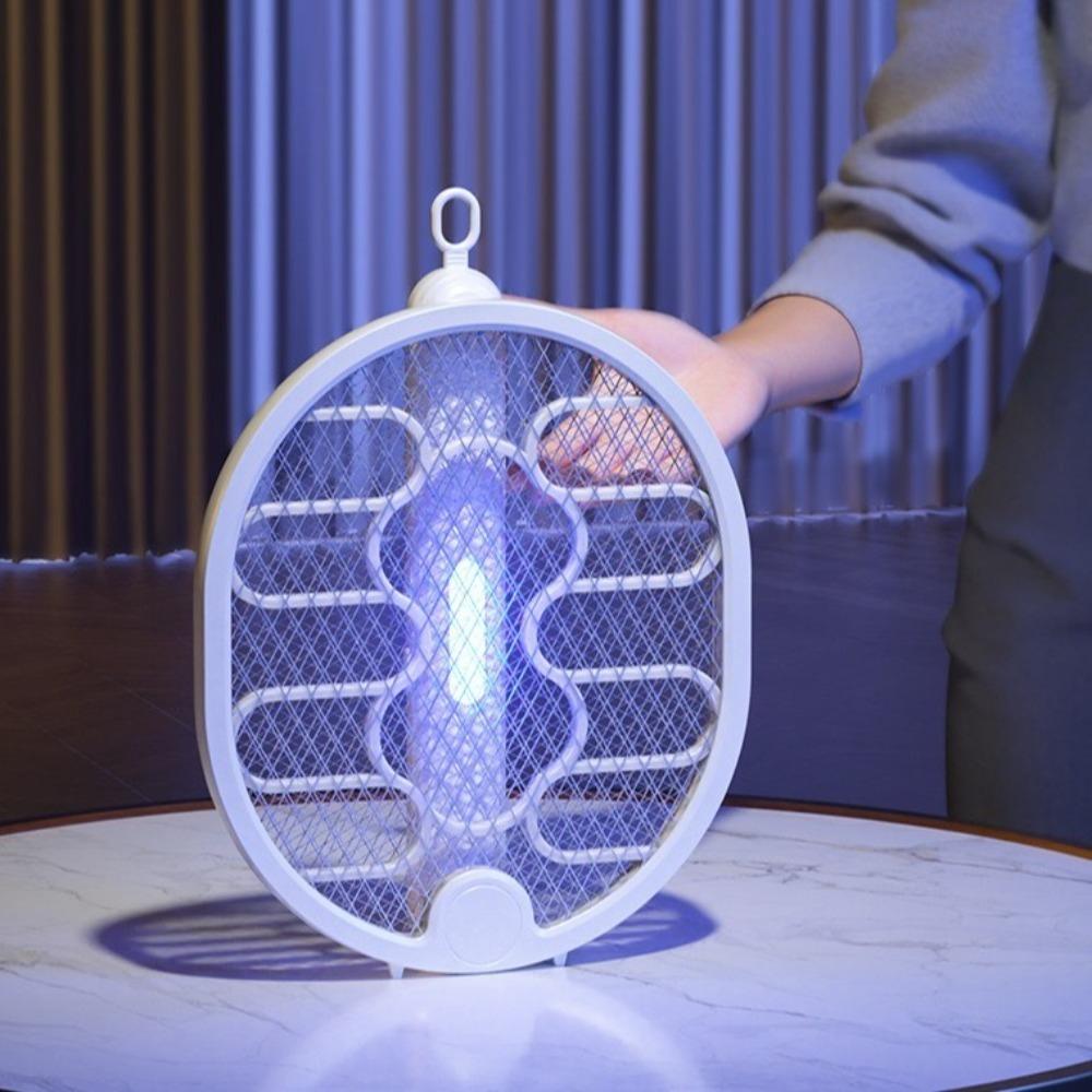 Rechargeable Electric Mosquito Racket with LED Night Light Anti-mosquito Device Fly Swatter Home синій
Rechargeable Electric Mosquito Racket with LED Night Light Anti-mosquito Device Fly Swatter Home синій