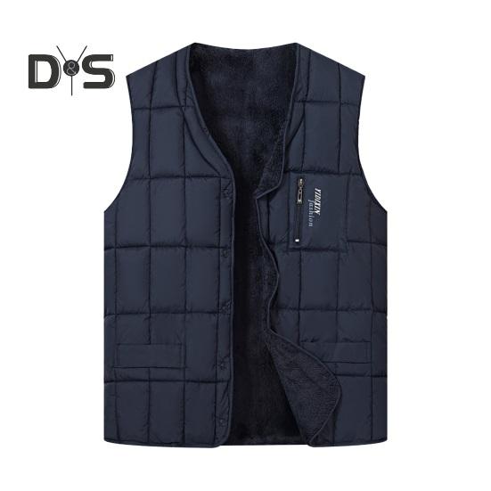 Мужской жилет с V-образным вырезом, без рукавов, однобортный стеганый жилет, пальто с карманами на молнии, однотонная плюшевая подкладка, утолщенный терможилет, куртка XL темно-синий
Мужской жилет с V-образным вырезом, без рукавов, однобортный стеганый жилет, пальто с карманами на молнии, однотонная плюшевая подкладка, утолщенный терможилет, куртка XL темно-синий